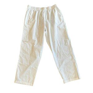 Women's Landau Classic Fit Scrub Pants Size 3XL White Pockets Soft 8320‎